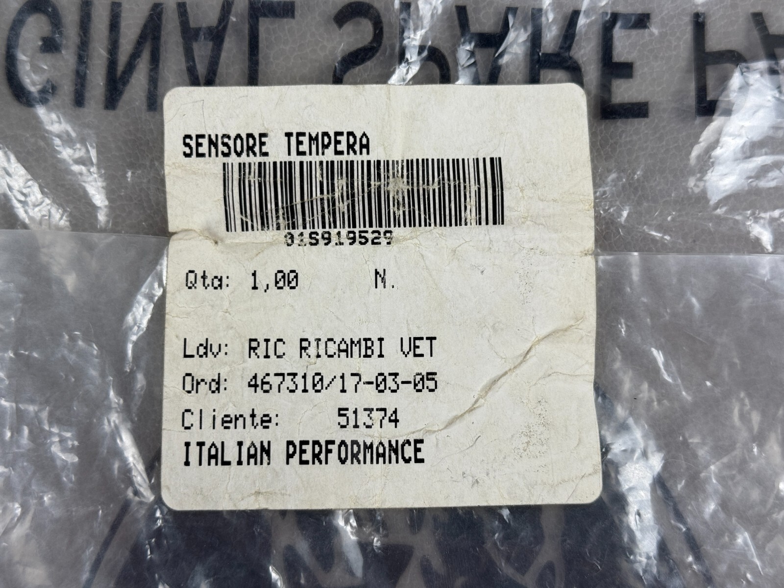 BRAND NEW! LAMBORGHINI GALLARDO MURCIELAGO OIL TEMPERATURE SENSOR OEM 01S919529