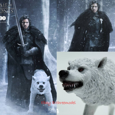 ThreeZero 3A 1/6Scale Game of Thrones Jon Snow PVC Action Figure In Stock Used