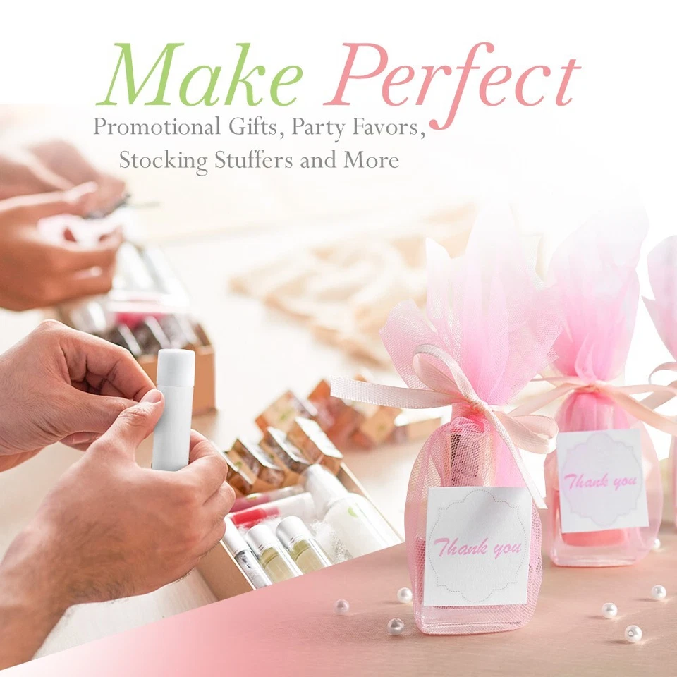 Belladonna Vanilla Lip Balm Bulk Chapstick - Natural Flavor - Unlabeled 50 Pack - Image 4 of 4