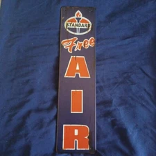 4" X 15-3/4" Metal Sign Wall Art Man Cave Garage Bar Gas Oil Standard Free Air