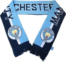 Official Icon Sports Manchester City Scarf - Licensed Football Fan Scarf