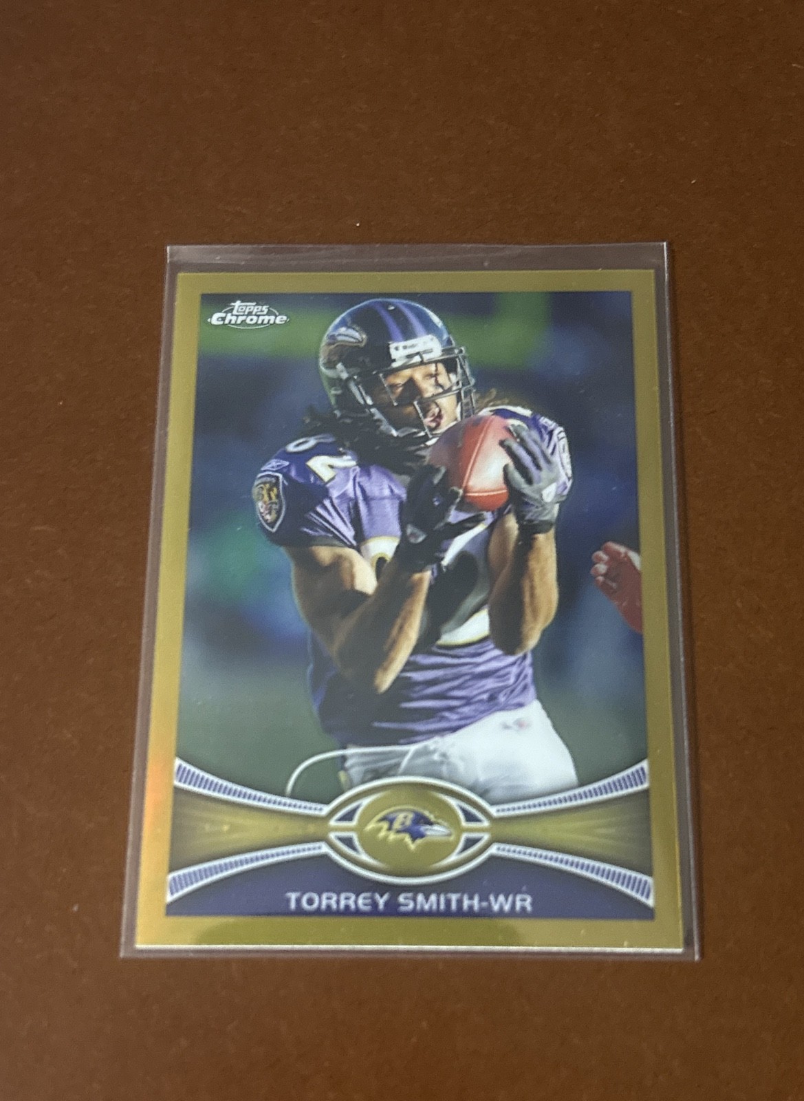 2012 Topps Chrome - Torrey Smith #52 Gold Border Refractor /50
