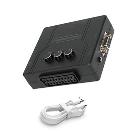 RGBS VGA to YPBPR Component Converter SCART to YPBPR for N64 PS1 PS2 Dreamcast j