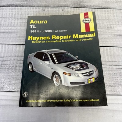 ACURA TL MANUAL SERVICE REPAIR SHOP HAYNES CHILTON OWNERS WORKSHOP BOOK