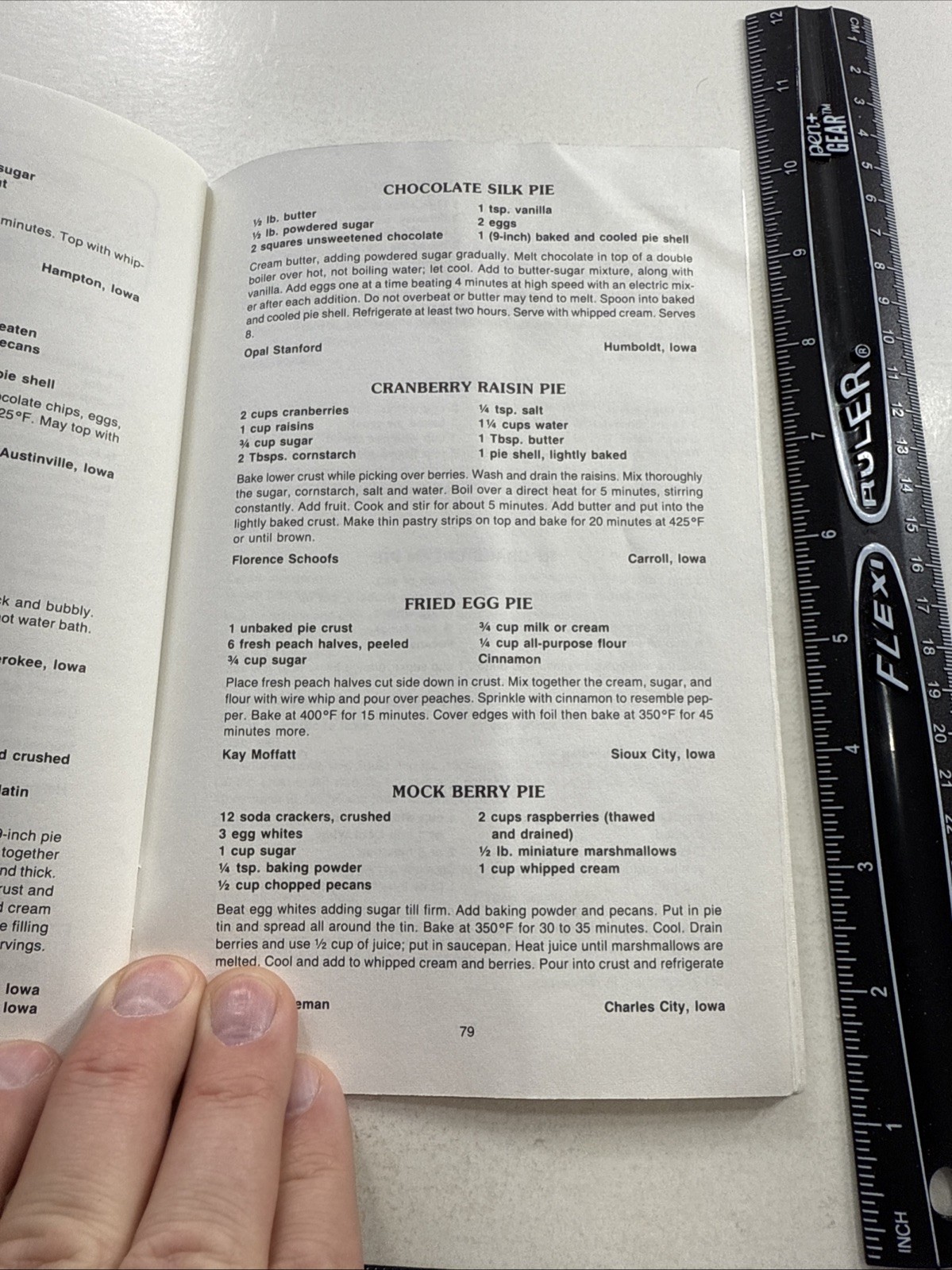 Iowa Holiday Cookbook Christmas ethnic VTG Dutch Raisin cookie Danish Abelskiver