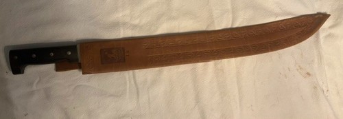 RARE Legitimus Collins & Co Hartford Machete Leather Sheath Busquese La Estampa