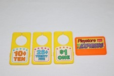 Vintage Playskool Playstore Stand Up Cash Register Tag Money & Credit Card