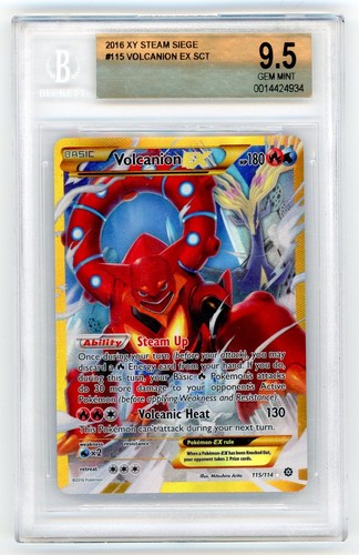 Volcanion-EX graded BGS 9.5 for sale on eBay