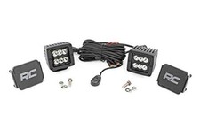 2 Led Square Cubes Cree Light Pods Spot Beam Black Series Pair 2 Led Square Cubes Cree Light Pods Spot Beam Black Series Pair
