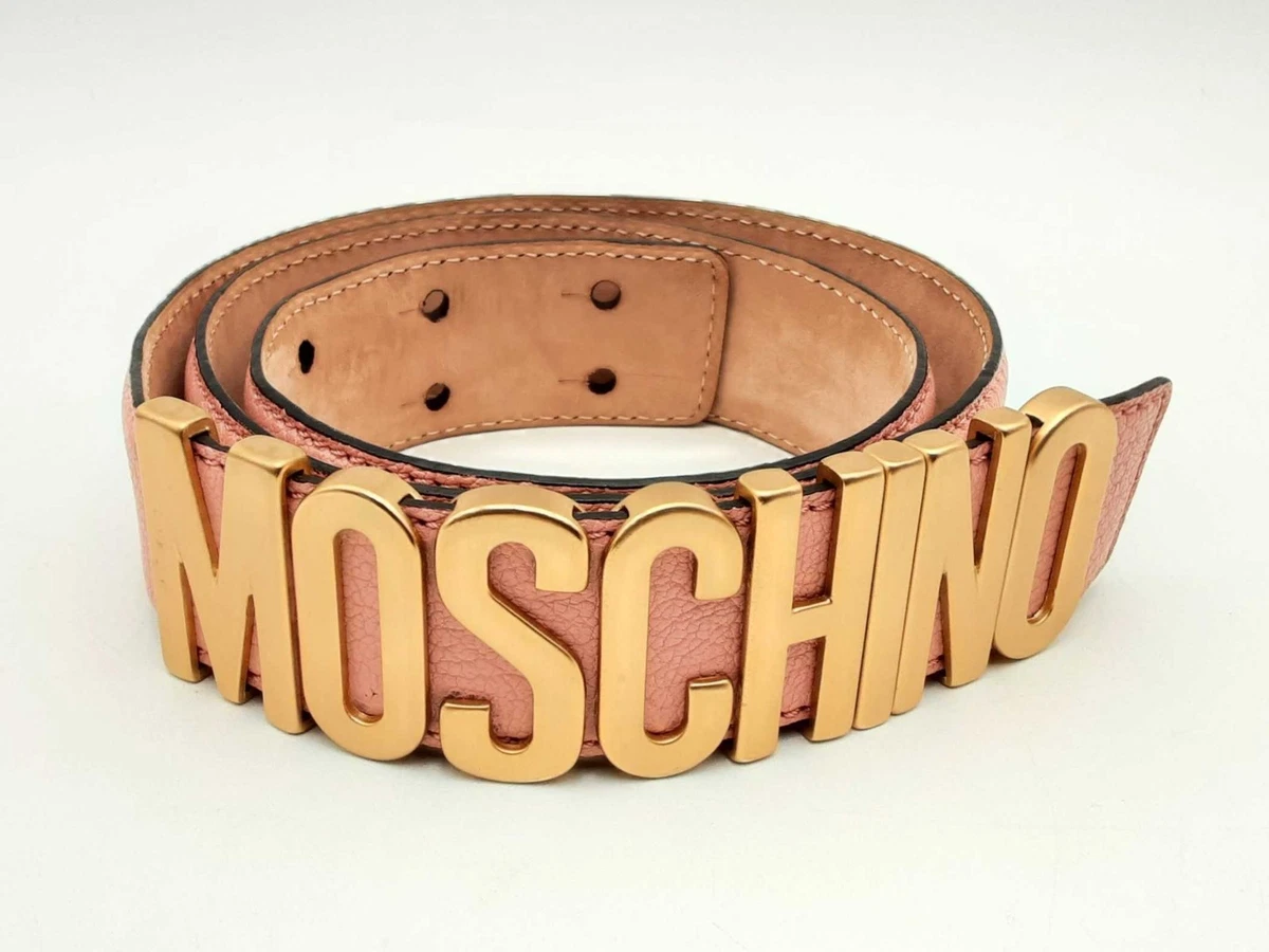 Vintage y2k Moschino Patent Leather Brown Belt (28-30in waist) SOLD Moschino black patent belt with silver heart buckle  main image 4