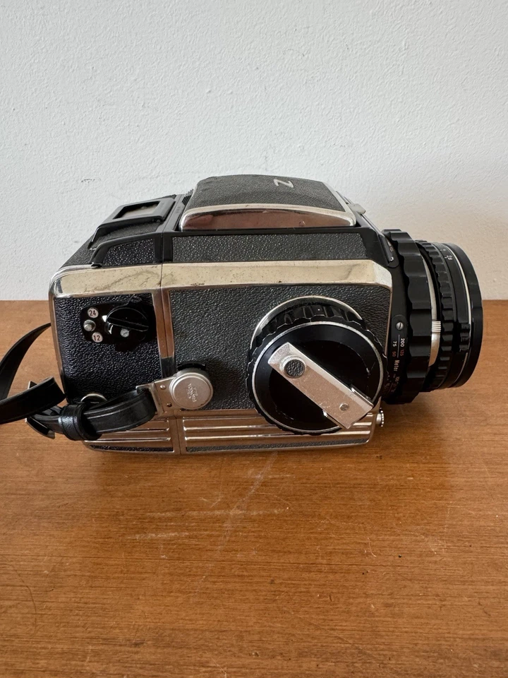 Cámara vintage Zenza Bronica 6x6 SLR S2 75 mm f2,8 Nikkor Nippon JAPÓN Foto 4 de 4