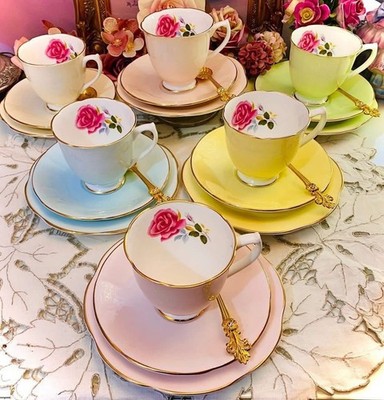 Clare Harlekin Bone China Teeservice