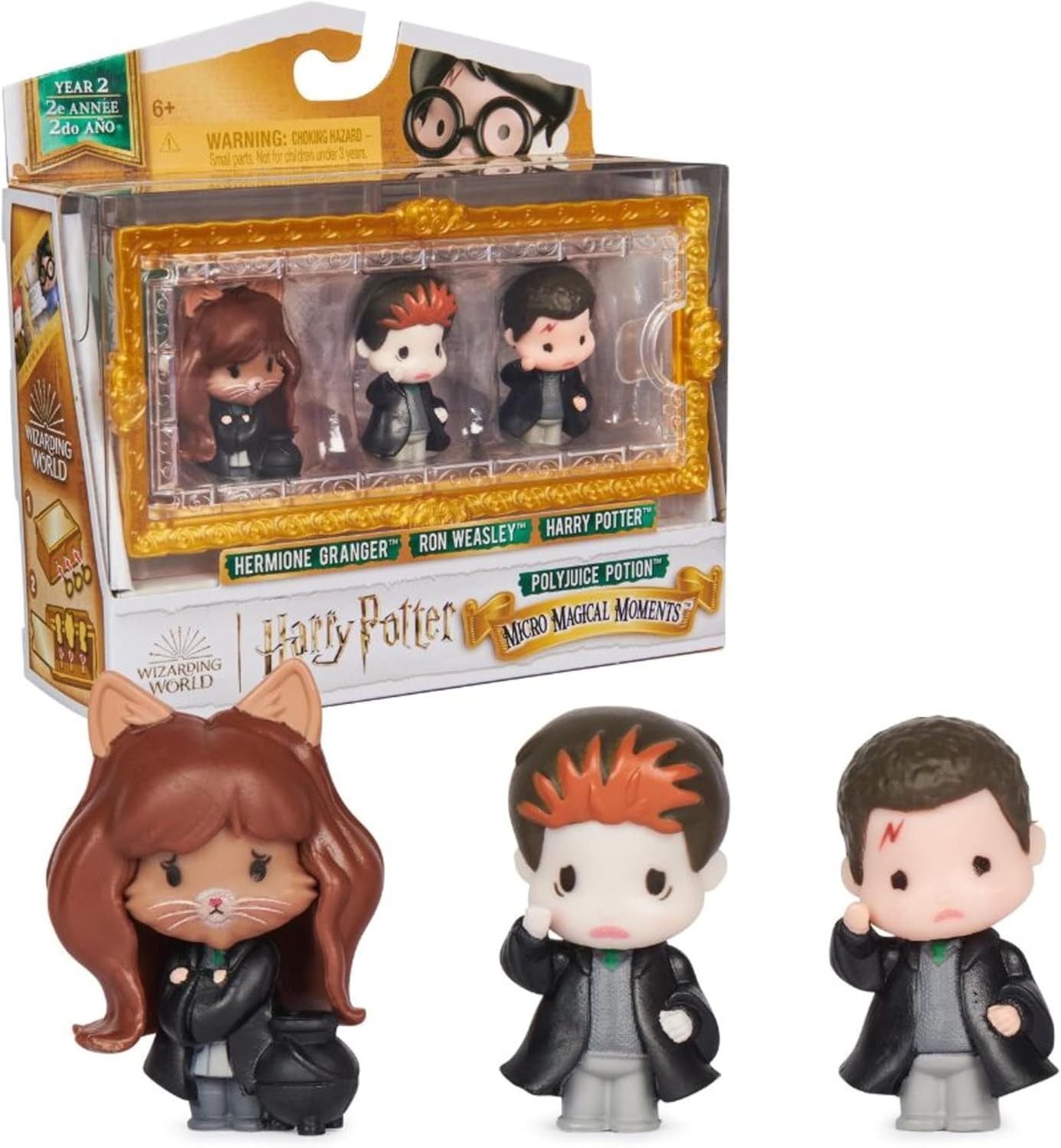 Wizarding World Harry Potter Polyjuice Potion Moments Harry Ron Hermione Year 2