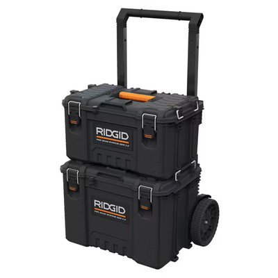 Pro Gear System Gen 2.0 Stackable Rolling Tool Box and 22 In. Heavy Duty Medium