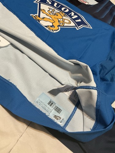 Finland Nike Swift Authentic Team Issued Hockey Jersey 56 IIHF Selanne Rantanen - Picture 7 of 8