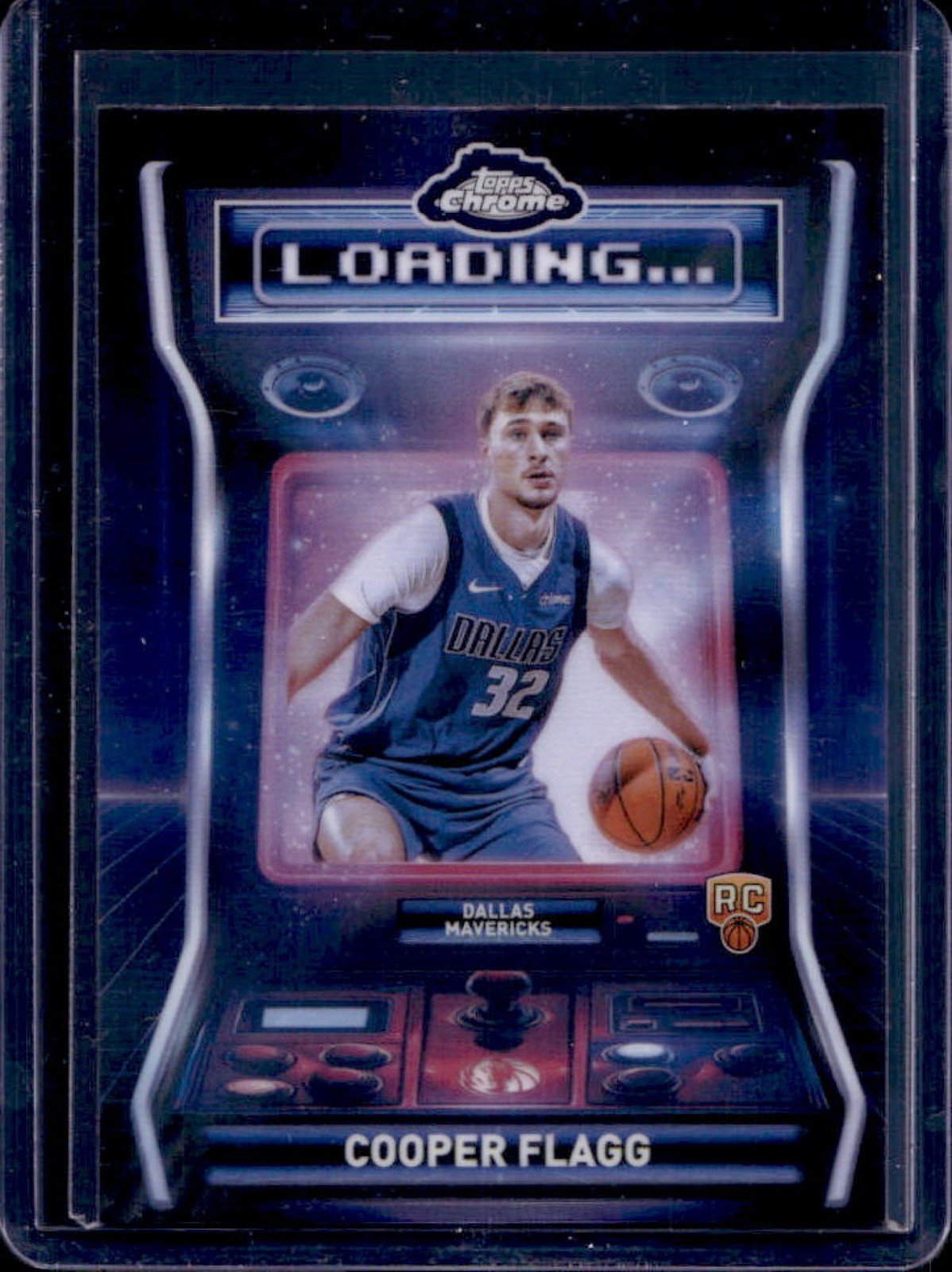 2025-26 Topps Chrome Cooper Flagg Loading RC Rookie #LD-11 Mavericks