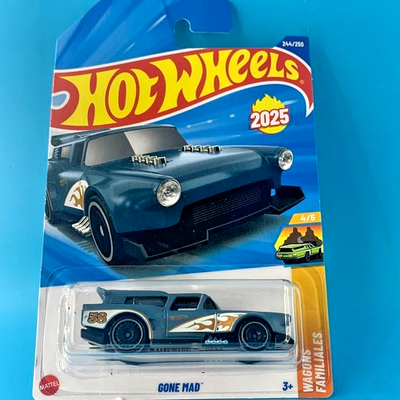 HOT WHEELS 2025 GONE MAD GUNMETAL MATTE BLUE 244/250 HYW56 WAGONS