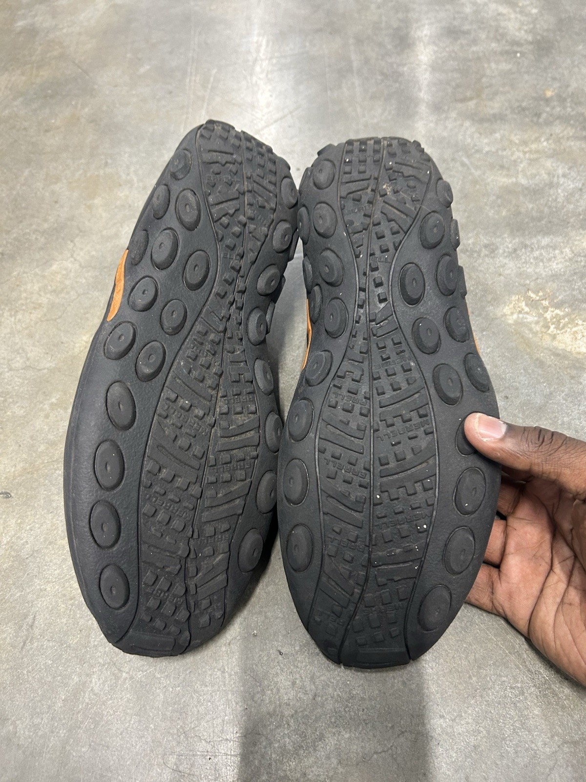 Scarpe da trekking Merrell uomo marrone scamosciato giungla moc taglia 11