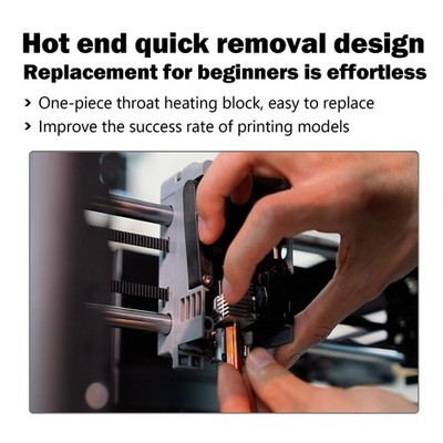 Upgraded AD5X 0,6 mm Quick-Swap All-Metal Nozzle Kit High-Speed High Flow Hotend Compatibel met Flashforge AD5X 3D-printer