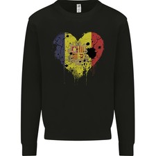 Sudadera De Hombre Con El Diseño De La Bandera De Andorra Para El Día Andorrano