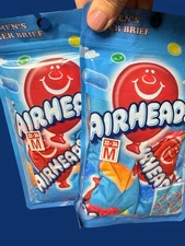 Mens size medium boxer briefs Lot Airheads candy multicolor underwear stretch