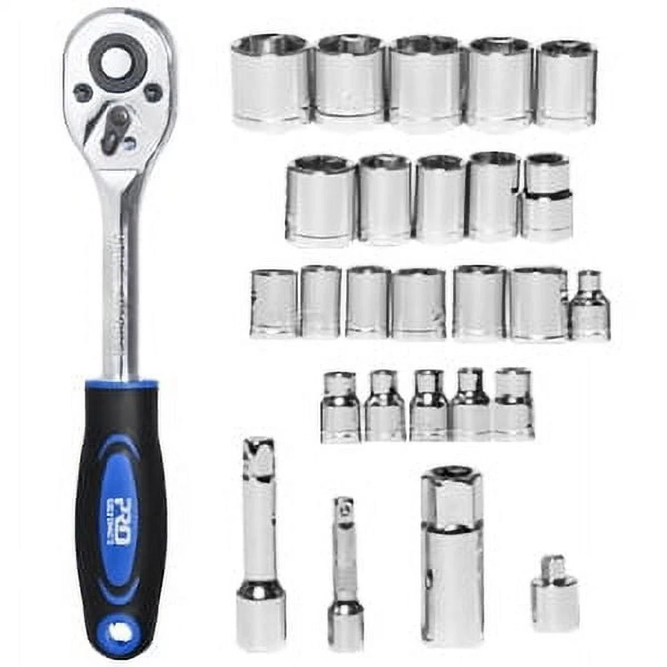 手工工具套装机械工具套装锤螺丝刀扳手套筒盒 198 件 — 第 3/4 张图片