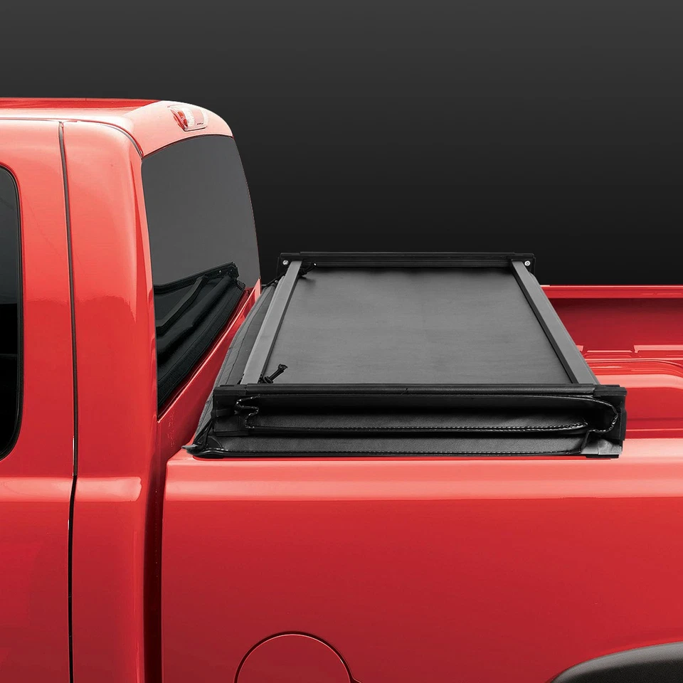 FOR 83-11 FORD RANGER MAZDA B3000 6' BED TRI-FOLD SOFT TOP TRUNK TONNEAU COVER - Image 3 of 4