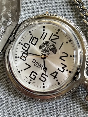 GOLDEN EAGLE quartz クラシック置時計　アンティーク　古時計 Vintage Details Quartz Japan Movement Pocket Watch Eagle Gold