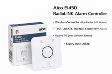 Aico Ei450 RadioLINK Alarm Controller | Fire & CO | 10 Year Battery | Exp 2036