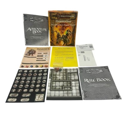 Wotc D&D 3rd Ed Dungeons & Dragons Adventure Game (Large Box Ed) Used