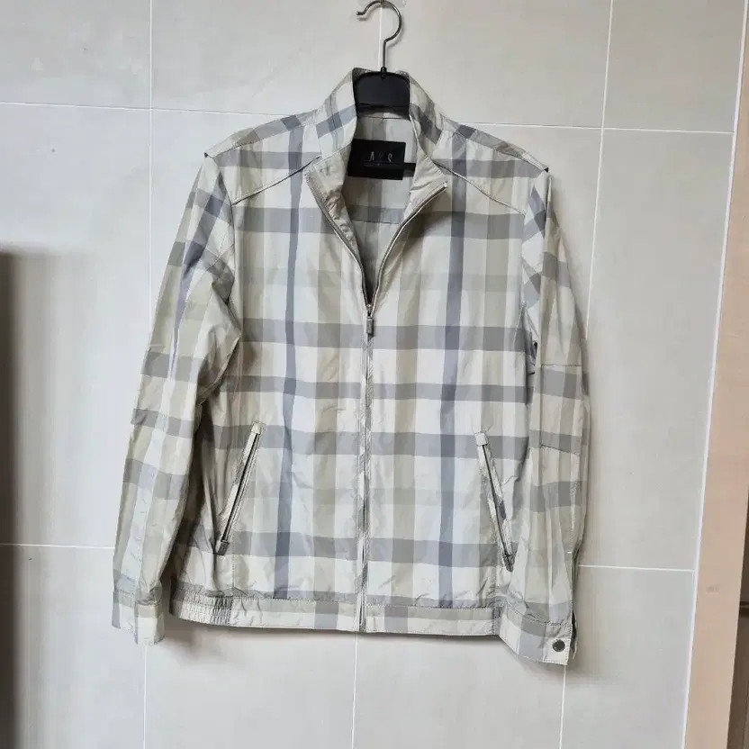 Daks Checked Pattern Windbreaker Jacket 100 - image 2