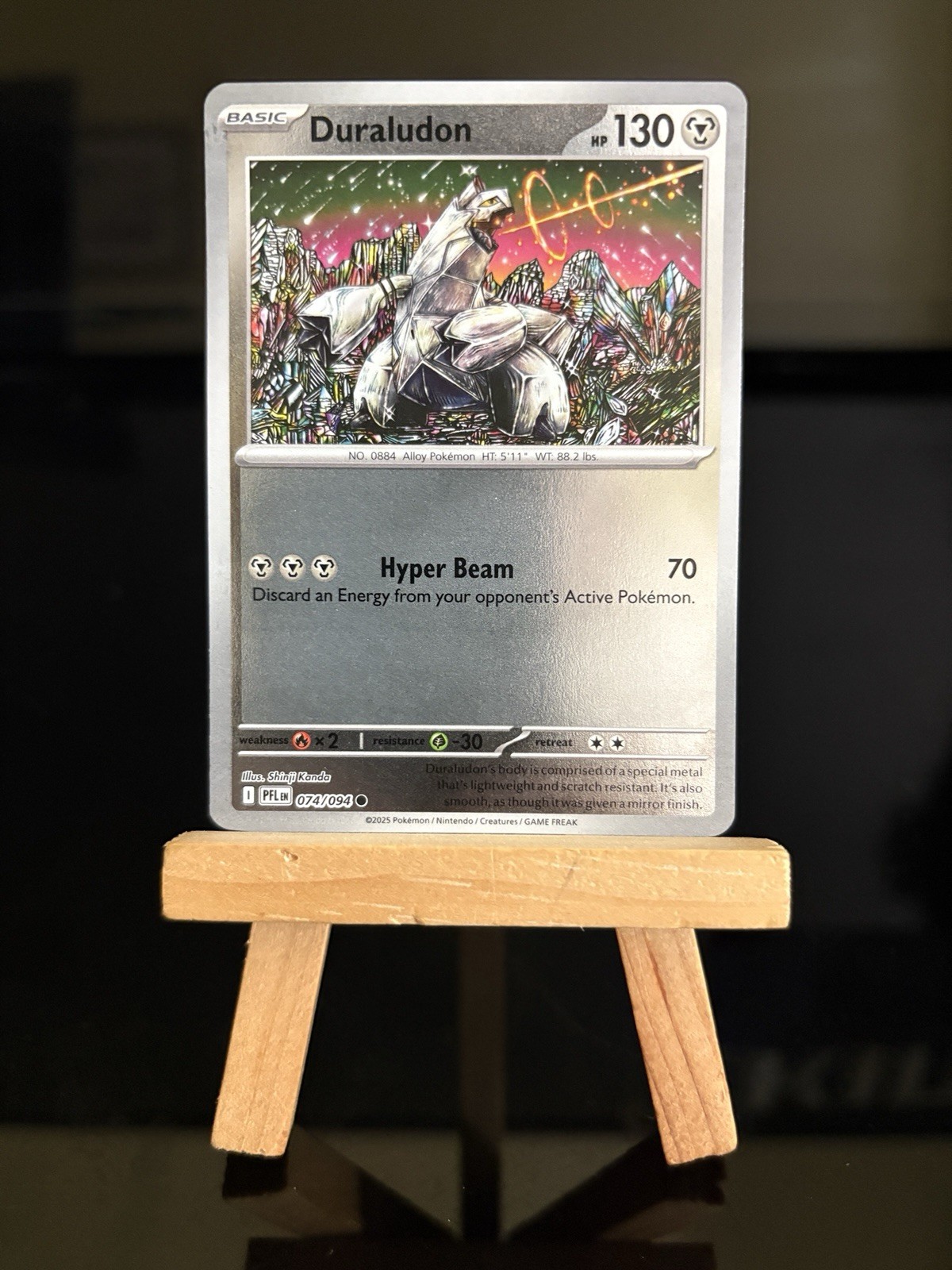 Duraludon 074/094 Phantasmal Flames NM Reverse Holo Common Pokemon TCG Card