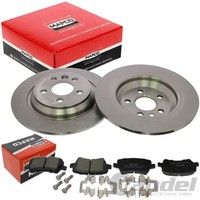 Mapco Bremsscheiben 302Mm + BelÄGe Hinten Passend FüR Volvo S60 S80 V60 V70 XC70
