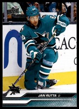 2023-24 Upper Deck Jan Rutta San Jose Sharks #616