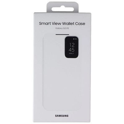 Samsung Smart View Wallet Case for Galaxy S23 FE - White - New In Box G22