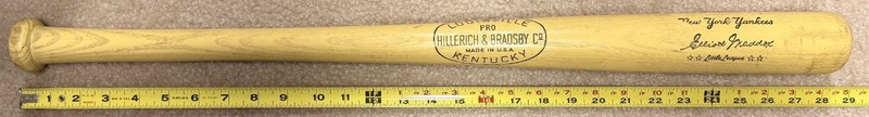 NY Yankees Bat Day 1970's - Elliott Maddox 29" Little League