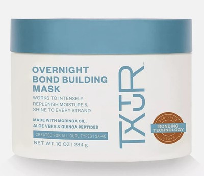 TXTUR Overnight Bond Building Mask with Moringa Oil, Aloe Vera & Quinoa, 10oz