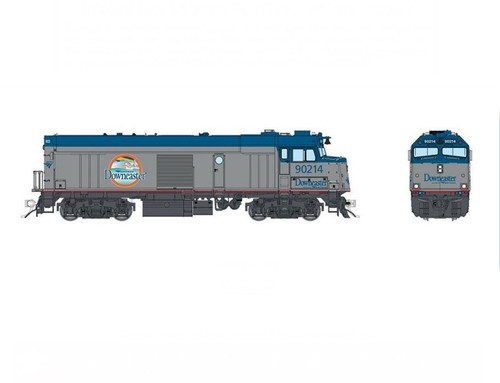 Rapido 81020 Amtrak NPCU "Cabbage" (DC/Silent) Amtrak Downeaster #90214 HO Scale - Picture 2 of 4