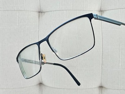Superflex Men Eyeglasses Frame SF507 Glasses 55[]17 145 Black Tone Eye Wear