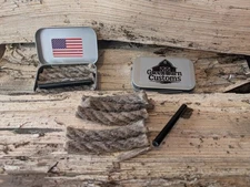 Waterproof Fire Starter Kit Waxed Hemp Rope (5) w/ Ferro Rod & Metal Tin – Campi