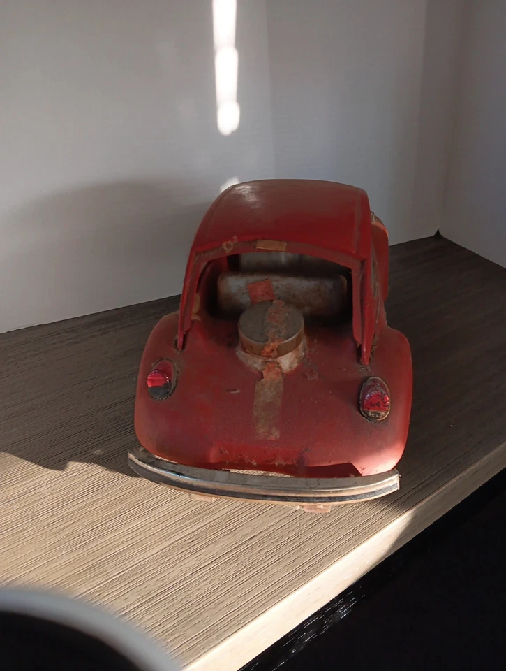 Jarra de whisky Jim Beam Volkswagen Blue Beetle años 70 vintage coche Foto 2 de 4