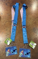 Disney Lilo  Stitch Character ID Card Holder Lanyard MultiColor Price is 4 TWO