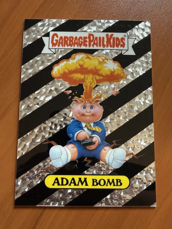 Garbage Pail Kids GPK GIANT 5x7 Art Prints Series 1 ADAM BOMB Chrome FOIL 73/92 - Image 2 of 4