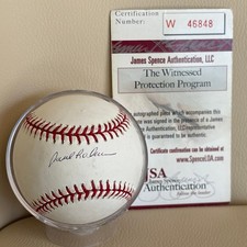 Autographed Paul Lo Duca baseball with Jsa Coa and case!