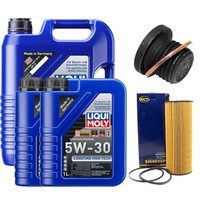 MotoröL Filter Set 5W-30 Liqui Moly 7 Liter + Schraube FüR Audi A4 A5 Q5 2.7 3.0