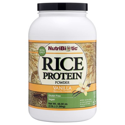 Rice Protein, Vanilla, 3 Pound