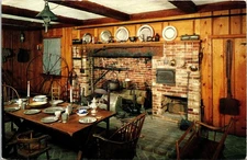 Colonial Kitchen Postcard Memorial Continental Hall Washington DC