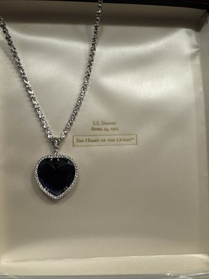 J. Peterman Heart of the Ocean Titanic Collectable Necklace