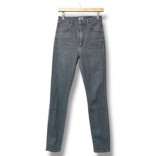 Citizens of Humanity Chrissy Uber High Rise Skinny Jeans Gray Wash Sz 26 Grunge