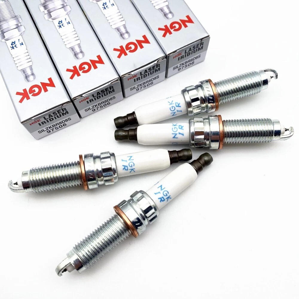 4PCS NEW Laser Iridium Spark Plugs For NGK BMW 12120039664 97506 SILZKBR8D8S USA